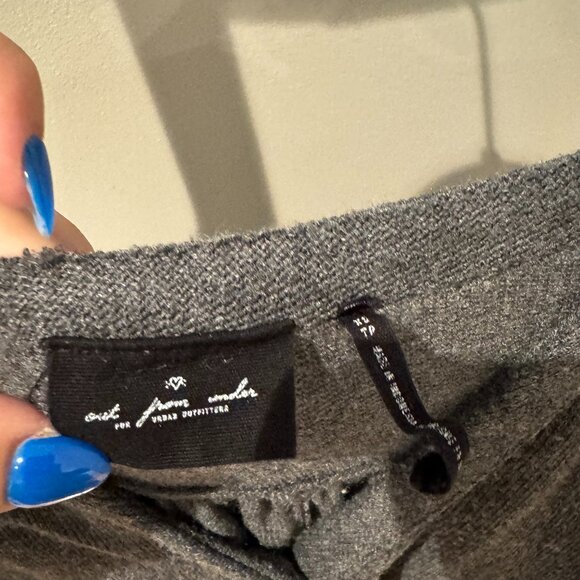 Urban Outfitters Out from Under Sweater Button Up Short Sleeve Shirt - Picture 3 of 4